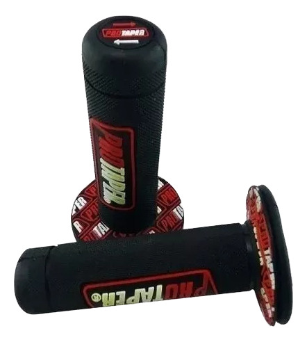 Puños Pro Taper Para Moto Enduro Calle Motocross Rojo