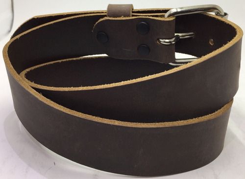Imagen 6 de 7 de Cinturon Rustico Talla Extra 46-62 Piel Genuina 38mm