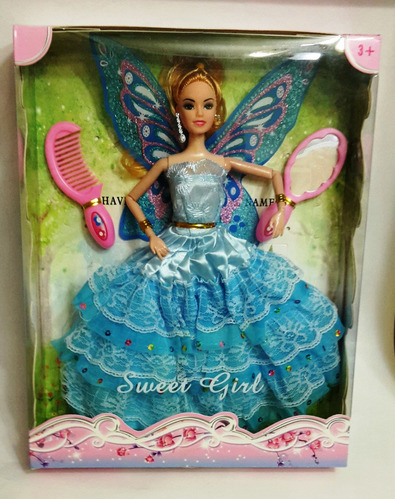 Muñeca Sweet Girl Tipo Barbie Para Las Princesas 32 Cm