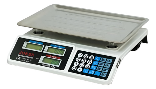 Balanza Digital Recargable De Mercado Hasta 40kg