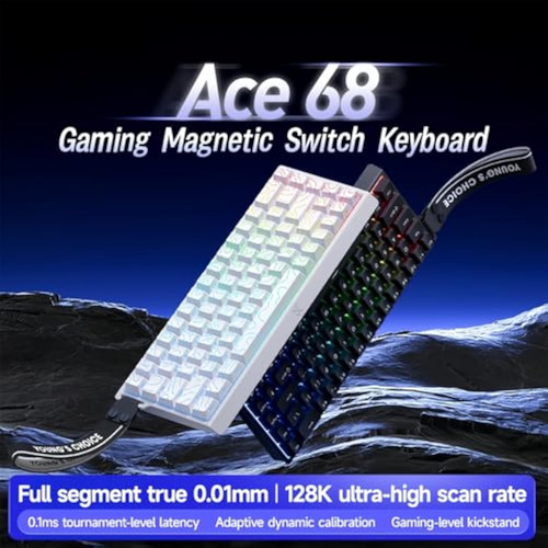 Teclado Rgb De Eje Magnético Para Juegos Mchose Ace 68, Inte