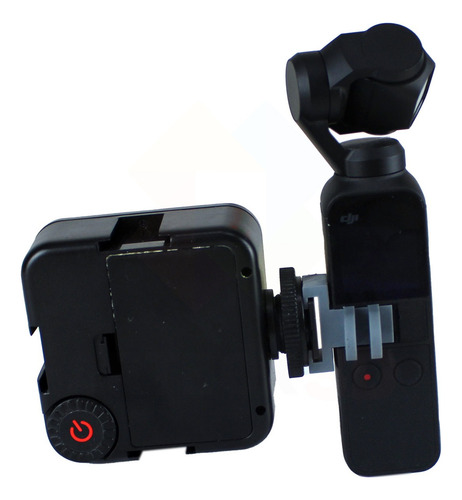 Adaptador Para Osmo Pocket 2 Porta Dados Acessórios Mic Led