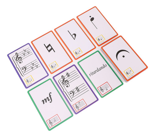 Tarjetas Didácticas Para Notas De Piano, 50 Unidades, Codifi