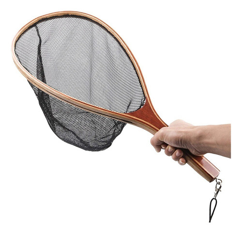 Fly Fishing Landing Net Trout Bass Nylon Mesh Catch And