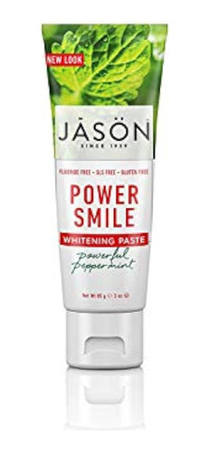 Pasta De Dientes Jason Powersmile Travel Size, Menta, 3 Onza