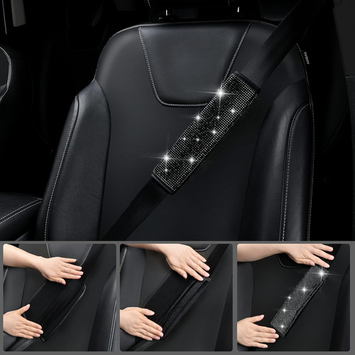 7 Accesorios De Coche Mujer, Funda Volante De Diamantes...