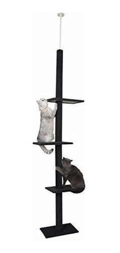 Cat Craft *******grcom Árbol De Gatos De Tres Niveles De Pis