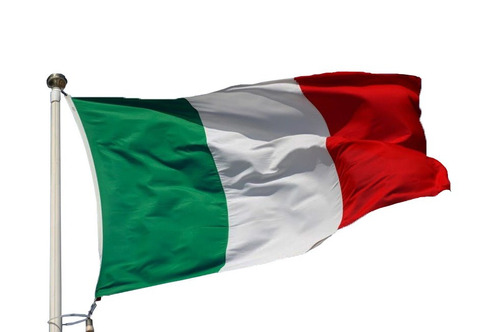 Imagem 1 de 4 de Bandeira Itália 150x90cm Sem Frete