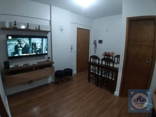 Apartamento Com 1 Dormitório À Venda, 38 M² Por R$ 181.000,00 - Parque São Vicente - São Vicente/sp - Ap5786