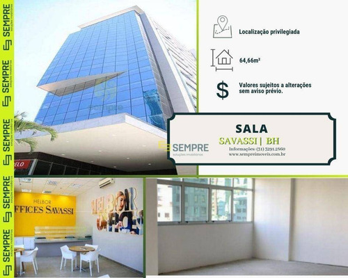 Imagem 1 de 30 de Salas À Venda, 64 M² - Savassi - Belo Horizonte/mg - Sa0123