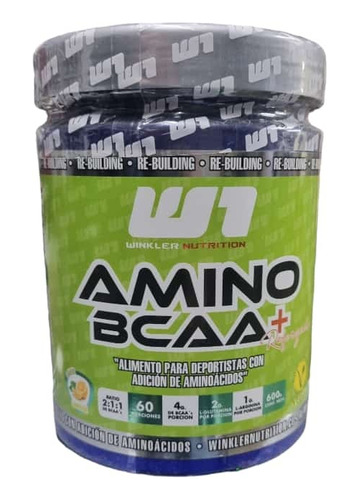 Amino Bcaa + 600gr 60 Servicios Limonada - Winkler Nutrition