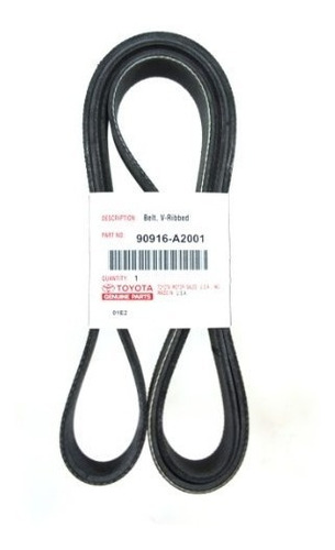 Imagen 1 de 2 de Toyota Genuine Parts 90916a2001 Alternador Y Correa Para