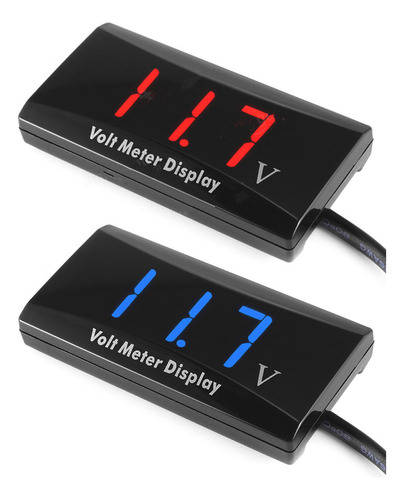 Display Led De Voltímetro Digital De 12v Para Carro/biciclet