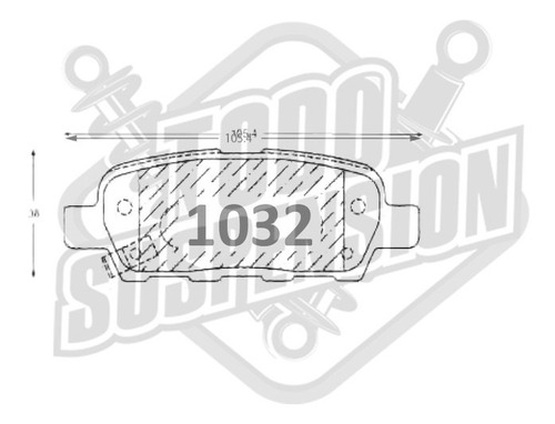 Pastilla De Frenos Trasera Nissan Tiida Latio 1.8 2005-2009