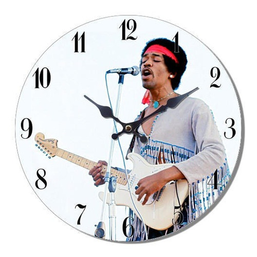 Reloj Mural Imagen Jimmy Hendrix, Runn