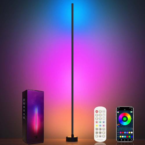 Miortior Corner Floor Lamp - Smart Rgb Led Corner Lamp Con A