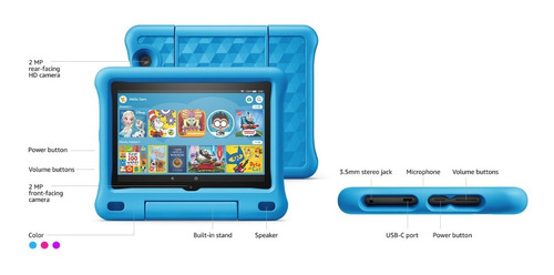 Tablet  Amazon Kids Edition Fire HD 8 2020 8" 32GB blue y 2GB de memoria RAM