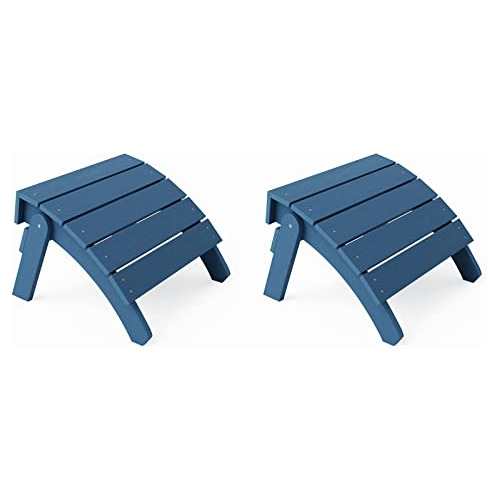 Yefu Adirondack Ottoman Conjunto De 2, Patio Foot Rest, Adir