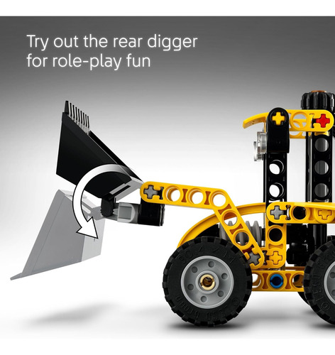 Juguete De Construcción Con Retroexcavadora Lego Technic - B