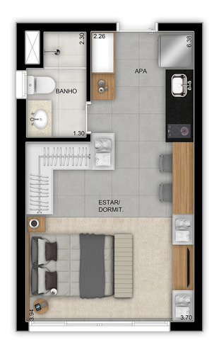Lindo Studio Na Vila Matilde Há Poucos Passos Do Metrô.