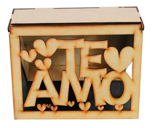 Caja Te Amo Mdf 3mm