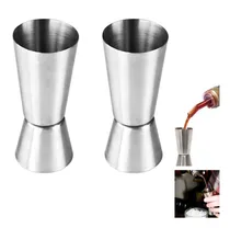 Comprar X2 Jigger Coctail Medidor Doble Acero Bebidas Tragos Alcohol