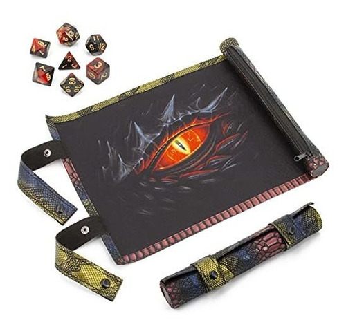 Dado Para Juego De Rol - Casematix Dice Rolling Tray And Dic