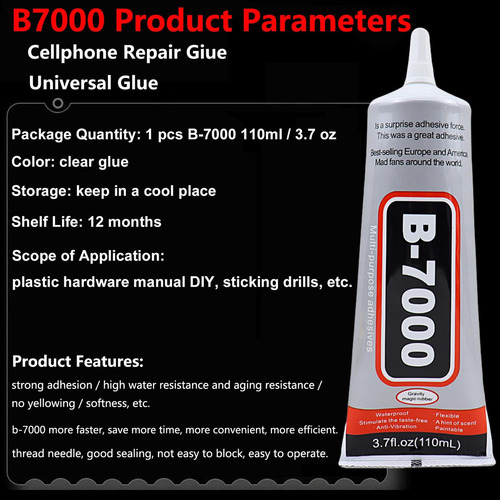 2 Pzas B7000 Adhesivo Touch Celular Multiusos 110ml