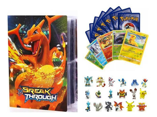 Album Pokémon Charizard Para 240 Cards + 25 Cartas