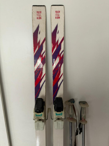 Skies Kneissl 180 Cm Incluye Fijaciones, Bastones Y Botas. (Usado)