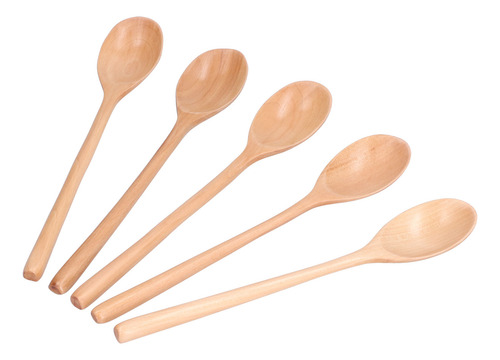 Cuchara De Comida, Mango Largo, 5 Unidades, Para Mezclar Arr
