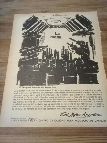 Publicidad Ford Motor Argentina En Revista Vea Y Lea 1964