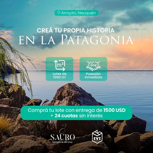 Lote En Neuquén - Loteo Sauro Ecoestancias Del Limay - Lotes Desde 1000 M2