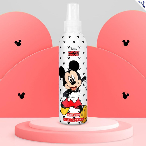 Perfume infantil Disney Mickey Mousse 200 ml em spray corporal