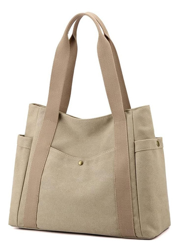 Bolsos De Mano De Lona Para Mujer Bolso De Hombro Informal R