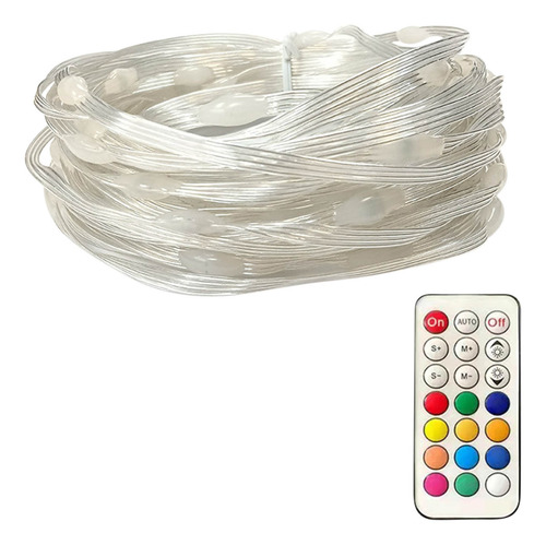 Cadena De Luces Led O Led De 7 Colores Rgb Bluetooth String