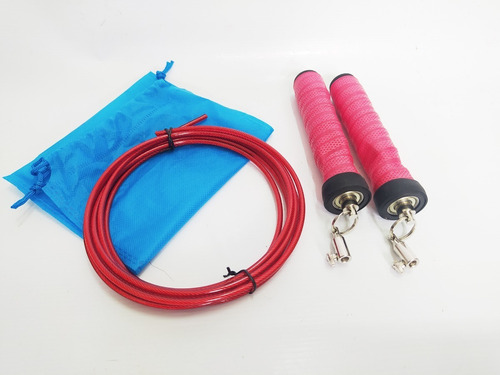 Soga Heavy Rope Rulemanes Pesada Cross Funcional Fullfitness Color Rojo