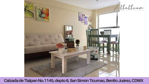 Venta Departamento Calzada De Tlalpan No. 1145 Depto.6, San Simón Ticumac, Benito Juárez, Cdmx Pma26-di