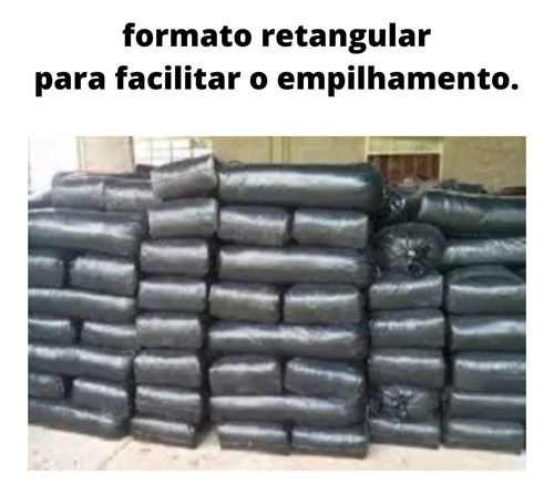 300 Un Sacos Para Silagem 52x110 Preto 200 Micras + 300 Abra