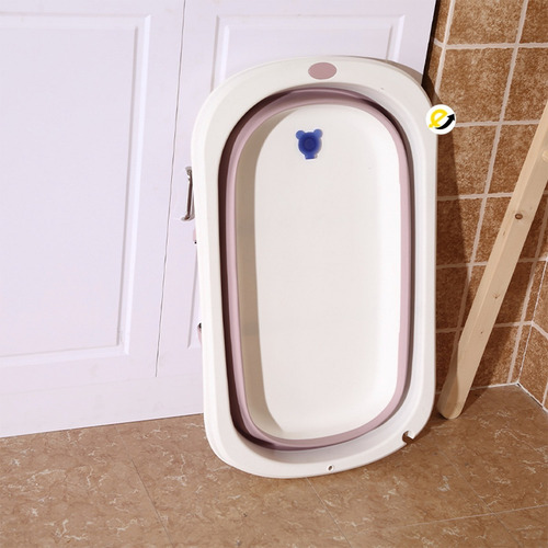 Imagen 2 de 7 de Bañera Para Bebe Plegable En Silicona