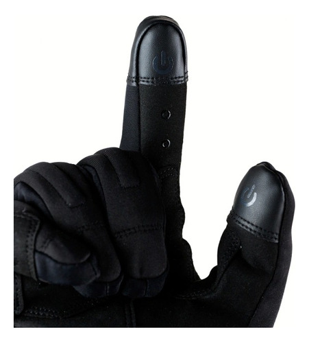Imagen 3 de 6 de Guantes Moto Cortos Ls2 Jet 2 Negro Touch Tienda Devotobikes