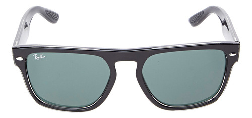 Óculos De Sol Polido Preto Transparente Ray-ban