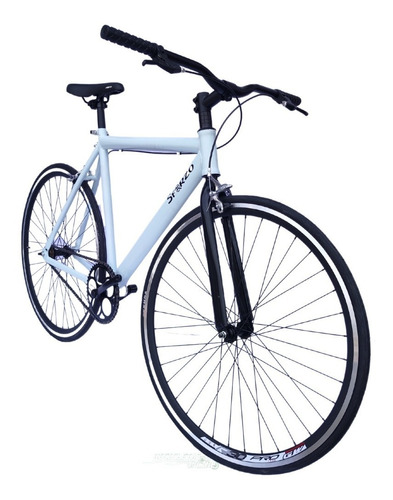 Bicicleta  Urbana/fixed  Rin 700 Manubrio Recto - Blanco