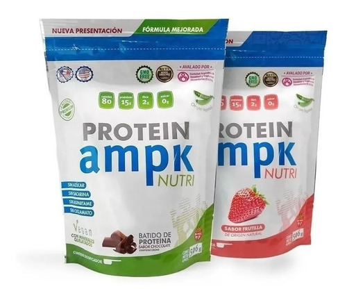 Ampk Protein Nutri Proteina Vegana Pack Mixto 2 Sabores