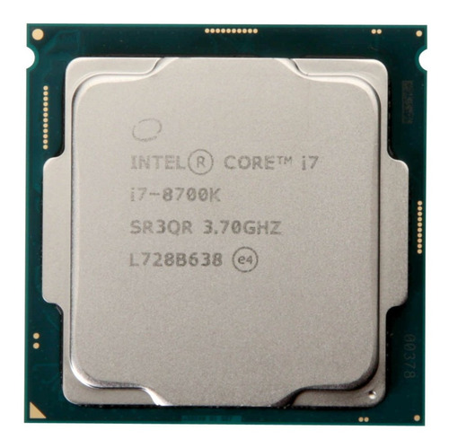 Procesador Intel I7 8700k 6 Nucleos Hasta 4.7ghz Cache 12mb (Reacondicionado)