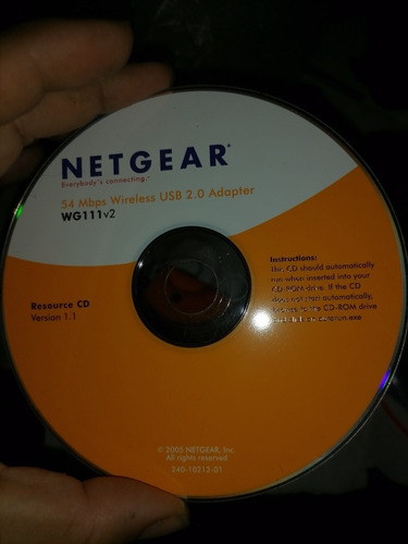Netgear 54mbps Wireles Usb 2.0 Adapter Wg111v2