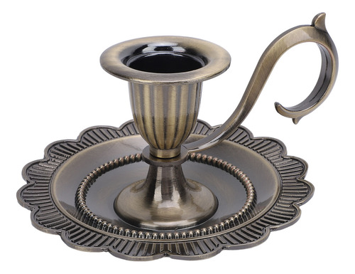 Candelabro Portátil Retro Con Soporte Para Velas De Mesa