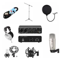 Comprar Kit De Grabacion Con Interfaz Behringer Umc202hd Combo 