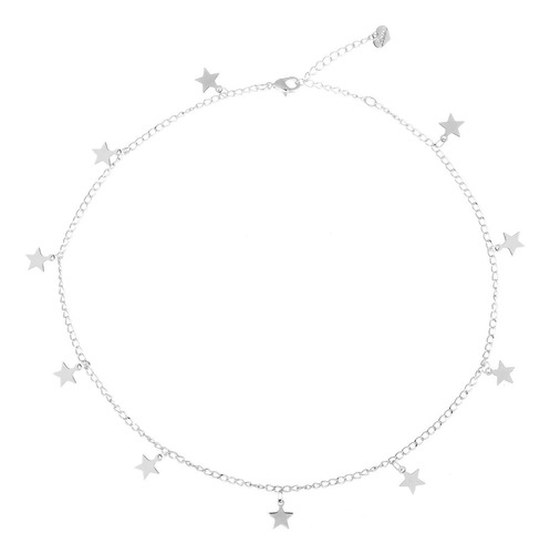 S.j Jewelry - Gargantilla Para Mujer, Diseño De Luna Llena.