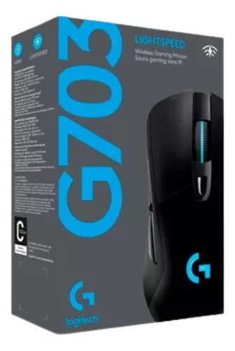 Mouse Logitech G703 Ligthspeed Inalambrico Negro